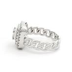 Statement ring - 18 karaat Witgoud - 0.60ct. tw. Diamant, Sieraden, Tassen en Uiterlijk, Antieke sieraden
