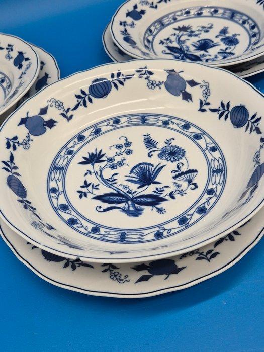 Eetservies - Wellco Krefeld – Zwiebelmuster – Porzellan-Set, Antiek en Kunst, Antiek | Meubels | Tafels