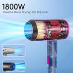 Aigostar - 1800W Haardroger - föhn - 3 temperaturen - grijs, Verzenden, Nieuw