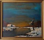 Leo Jordaens (1944-2000) - Winter aan de Scheldevlakten, Antiek en Kunst, Kunst | Schilderijen | Klassiek