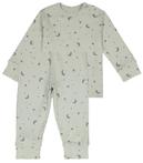 HEMA Baby pyjama rib katoen/stretch maan blauw sale