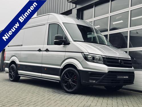 Volkswagen Crafter 35 2.0 TDI L3H3 | Blackline | Navigatie |, Auto's, Bestelauto's, Lease, Zwart, Handgeschakeld, Overige kleuren