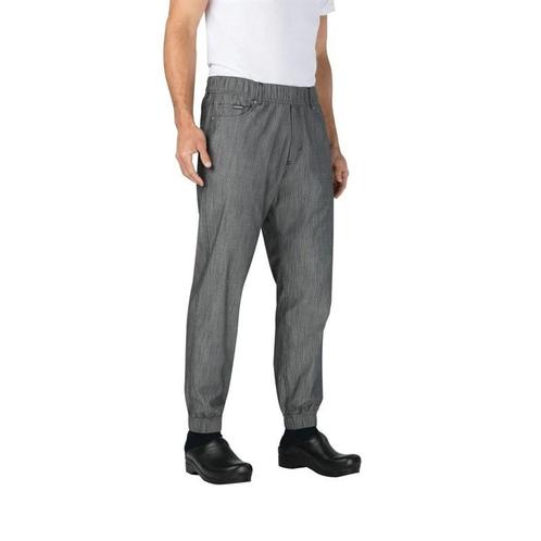 Chef Works Urban jogger 257 koksbroek zwart/wit fijn, Zakelijke goederen, Horeca | Keukenapparatuur, Nieuw in verpakking, Verzenden