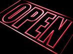 OPEN neon bord lamp LED verlichting reclame lichtbak XL *40x, Verzenden, Nieuw