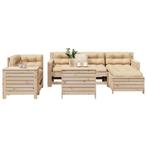 vidaXL 7-delige Loungeset massief grenenhout, Tuin en Terras, Tuinsets en Loungesets, Verzenden, Nieuw, Loungeset