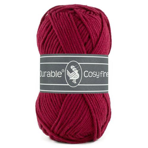 Durable Cosy Fine - 222 bordeaux - Katoen/Acryl Garen, Hobby en Vrije tijd, Breien en Haken, Ophalen of Verzenden