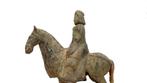 Terracotta CAVALERIEMAN OP PAARD CHINA NOORDELIJKE