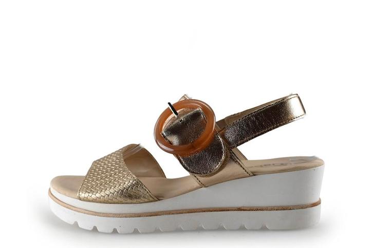 Gabor Sandalen in maat 40 Brons, Kleding | Dames, Schoenen, Overige kleuren, Zo goed als nieuw, Sandalen of Muiltjes, Verzenden