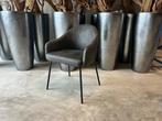 Veiling - Eetkamerstoel Bo (set van 4) Microleder - Antracie, Huis en Inrichting, Nieuw
