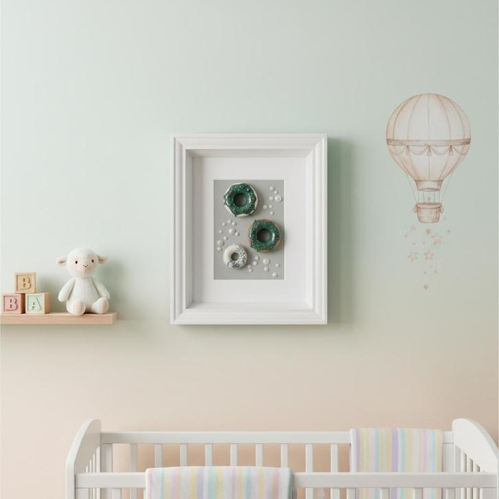 Donut Wall Art, Kinderen en Baby's, Kinderkamer | Inrichting en Decoratie, Wanddecoratie, Nieuw, Verzenden