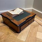 Doos voor schrijfgerei - writing slope - Hout, Leder, Antiek en Kunst