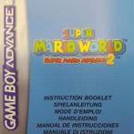 Super Mario World Super Mario Advance 2 Handleiding - iDEAL!, Spelcomputers en Games, Games | Nintendo Game Boy, Gebruikt, Ophalen of Verzenden