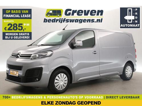 Citroën Jumpy 2.0 BlueHDI L2H1 177PK AUT Airco Cruise €285pm, Auto's, Bestelauto's, Automaat, Diesel, Zilver of Grijs, Citroën