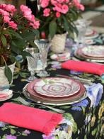 Gipsy bloemenprint jas, ruime tafels. - Tafelkleed - 270 cm, Antiek en Kunst, Antiek | Kleden en Textiel