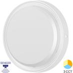 LED Buiten Wandlamp met Bewegingssensor - Brinton LED, Tuin en Terras, Buitenverlichting, Kunststof, Nieuw, Ophalen of Verzenden