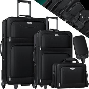 KESSER® Reiskofferset - 4-delig - Trolley - Kofferset - Zwar beschikbaar voor biedingen