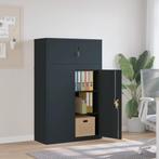 vidaXL Archiefkast 90x40x145 cm staal antracietkleurig, Huis en Inrichting, Kasten | Overige, Verzenden, Nieuw