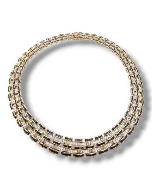 Halsketting - 18 karaat Geel goud, Verbazingwekkende 18K, Sieraden, Tassen en Uiterlijk, Kettingen
