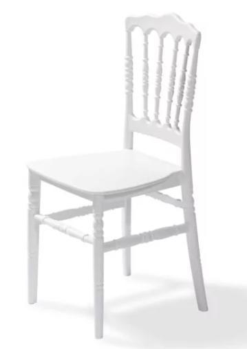 Stoel Napoleon | Kunststof | Wit, Zakelijke goederen, Horeca | Keukenapparatuur, Verzenden