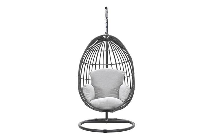 GI Panama swing egg - Carbon Black/Zand, Tuin en Terras, Tuinstoelen, Nieuw, Overige materialen, Verzenden