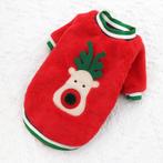 Kersttrui - voor kleine honden - Rood met Rendier (Kerstmis), Ophalen of Verzenden, Nieuw, Hondenvest