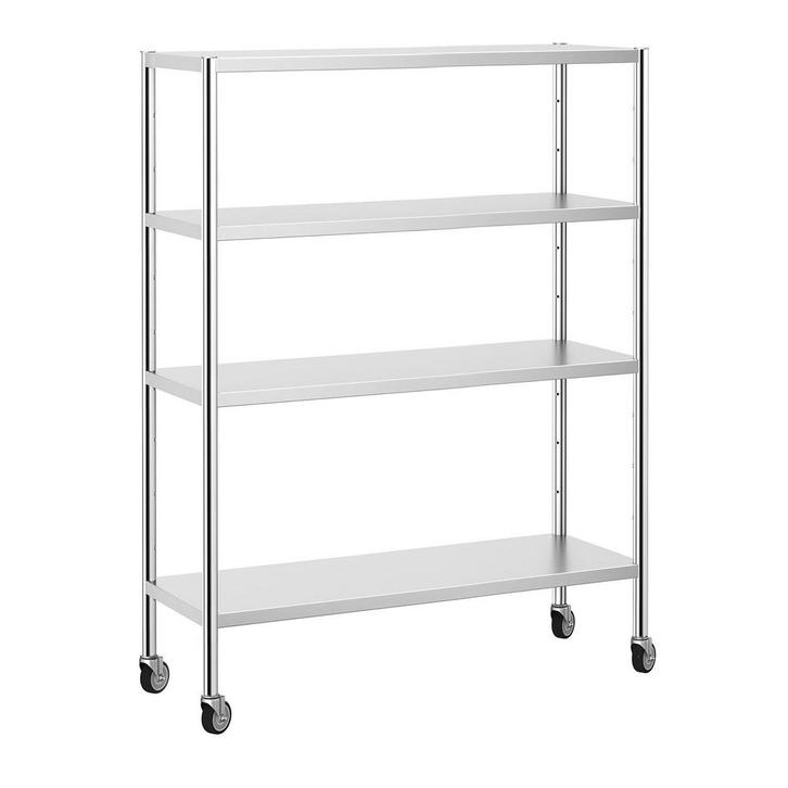 GGM Gastro | RVS opbergrek PREMIUM - 1400x490mm - met 4 |, Zakelijke goederen, Horeca | Meubilair en Inrichting, Nieuw in verpakking