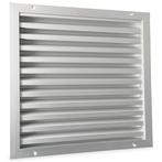 Buitenmuurrooster aluminium (LxH) 400x400mm, Doe-het-zelf en Verbouw, Ventilatie en Afzuiging, Verzenden, Nieuw