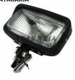 Koplamp | Square | Zwart| Helder| 60s Style, Motoren, Onderdelen | Merk-onafhankelijk, Nieuw, Verzenden