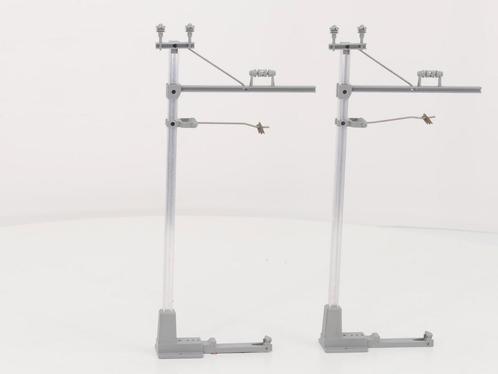 LGB Set 2x 56200 Oberleitungsmast (Bovenleiding), Hobby en Vrije tijd, Modeltreinen | Overige schalen, Rails, Zo goed als nieuw