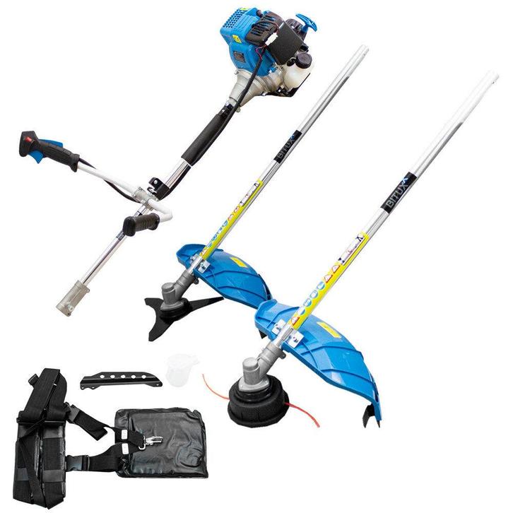 2-in-1 Benzine Bosmaaierset / grastrimmer / trimmer met draa, Tuin en Terras, Bosmaaiers, Nieuw, Verzenden