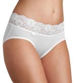 sloggi Romance Dames Midi slip - 38 - met kant - Wit, Verzenden