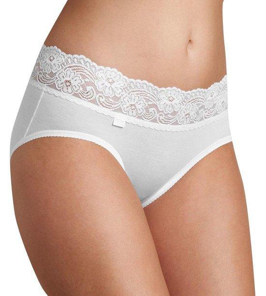sloggi Romance Dames Midi slip - 38 - met kant - Wit, Kleding | Dames, Ondergoed en Lingerie, Verzenden