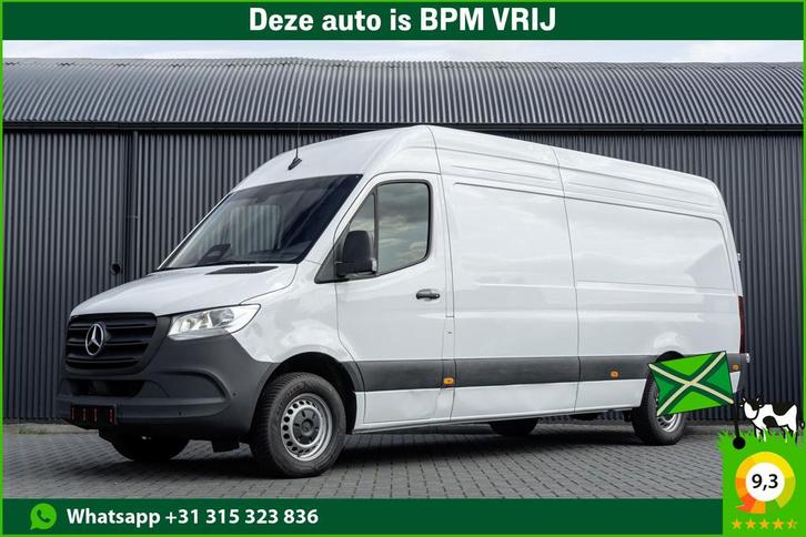 Zakelijke Lease |  Mercedes-Benz Sprinter 317 CDI | L3H2 | A, Auto's, Bestelauto's, Onderhoudsboekje, Lease, Zwart, Automaat, Financial lease