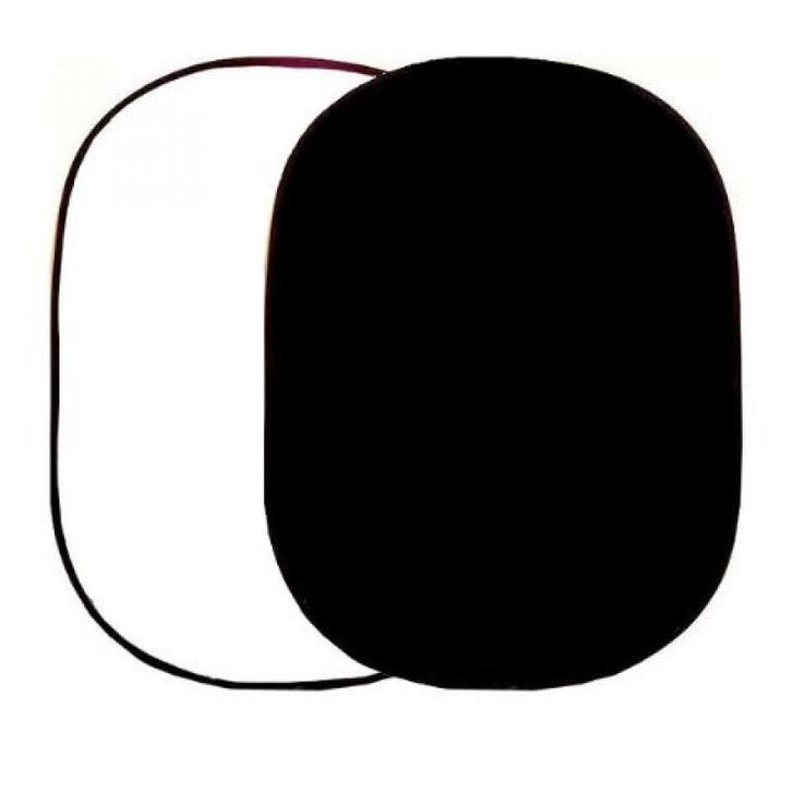 Opvouwbaar Achtergrondscherm 150x200cm zwart/wit, Audio, Tv en Foto, Fotografie | Fotostudio en Toebehoren, Achtergrond, Nieuw