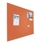 Prikbord bulletin - Zwevend - 60x90 cm  - Oranje