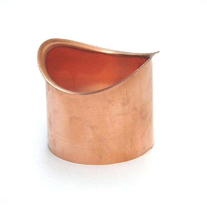 koperen tapeind ovaal 60mm, Doe-het-zelf en Verbouw, Buizen en Afvoer, Ophalen of Verzenden