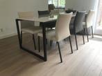 Set van 6 leren eetkamerstoelen - verschillende kleuren leer, Overige kleuren, Nieuw, Leer, Ophalen of Verzenden