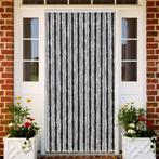 vidaXL Vliegengordijn 100x230 cm chenille grijs en zwart, Huis en Inrichting, Stoffering | Gordijnen en Lamellen, Verzenden, Nieuw