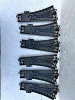 Märklin H0 - 24611/12 - Modeltreinsporen (6) - 6 rechte C, Nieuw