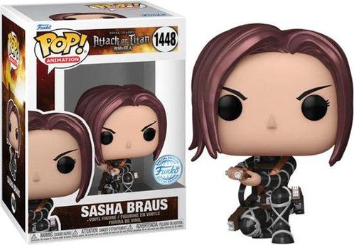 Funko Pop #1448 Attack on Titan - Sasha Braus Metallic, Kinderen en Baby's, Speelgoed | Overig, Verzenden