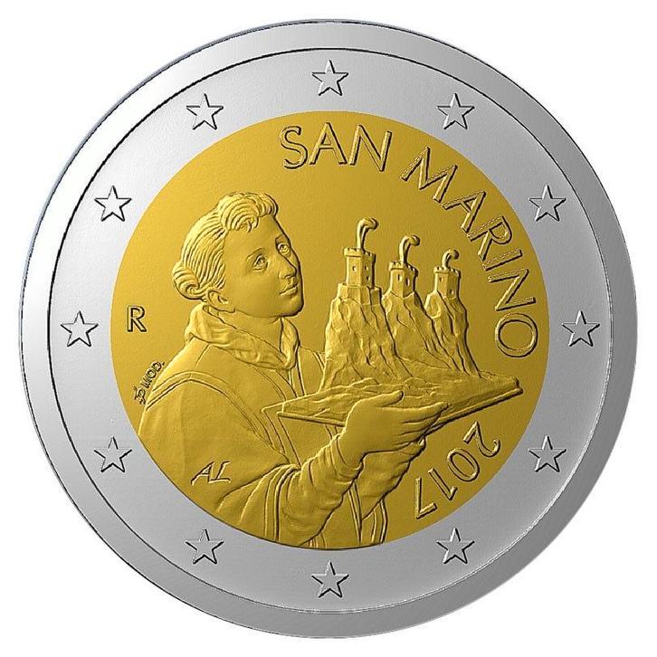 San Marino 2 Euro 2019 UNC, Postzegels en Munten, Munten | Europa | Euromunten, Verzenden