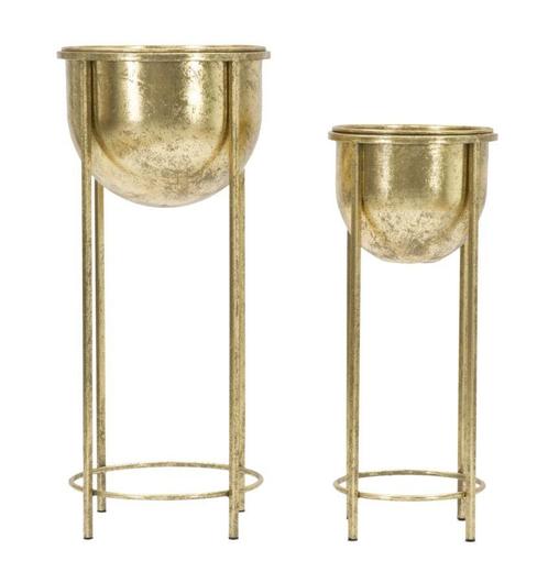 BLOEMENHOUDER GLAM COPPIA CM Ø 27X62-21,5X52, Huis en Inrichting, Woonaccessoires | Overige, Ophalen of Verzenden