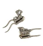 Notenkraker (2) - Zilver - Schaar (notenkraker)