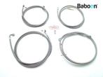 Remleiding Set Harley-Davidson FLHR Road King 2007-2008, Motoren, Verzenden, Gebruikt
