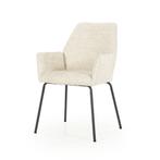 Stoel Eleonora INDY Beige *NIEUW* Eetkamerstoel, Huis en Inrichting, Stoelen, Overige kleuren, Nieuw, Ophalen of Verzenden, Stof