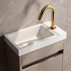 Brauer Gold Carving Fonteinkraan Opbouw Goud Geborsteld PVD, Ophalen of Verzenden, Nieuw