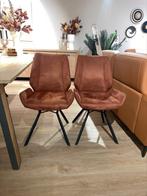Set van 2 stuks Ivy eetkamerstoel in combi stof Calabria -, Nieuw, Ophalen of Verzenden, Rood, Eén
