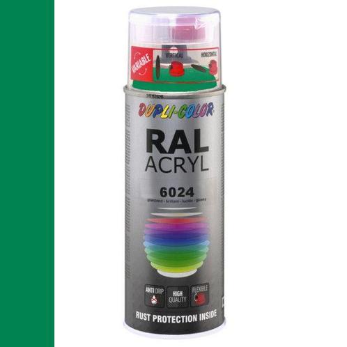 Dupli-Color Ral Acryl Ral 6024 Verkeersgroen Hoogglans 400, Doe-het-zelf en Verbouw, Verf, Beits en Lak, Nieuw, Ophalen of Verzenden