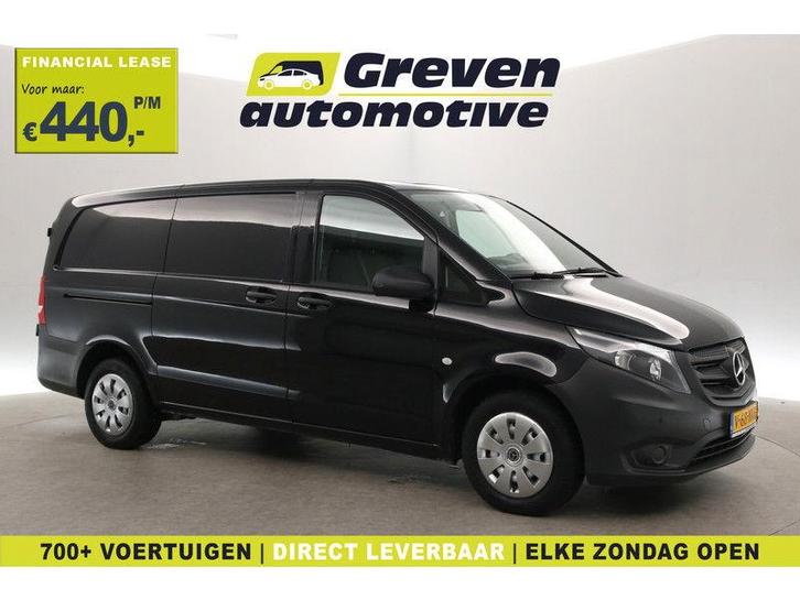 Mercedes-Benz Vito 114 CDI Lang | Aut. | Airco | Cruise |, Auto's, Bestelauto's, Automaat, Diesel, Zwart, Mercedes-Benz