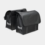 Beck Dubbele Fietstas Velcro Zwart, Verzenden, Nieuw